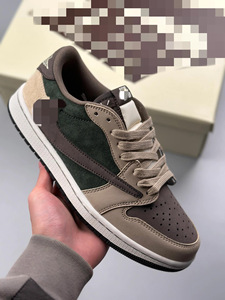 Chaussures de skate décontractées unisexes basses Putian <span class=keywords><strong>AJ1</strong></span> Hook Hiroshi Fujiwara TS Collaboration Lightning-Style pour Air 1, authentiques - Product Image 3