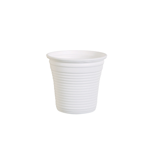 Vasos de café biodegradables y compostables de bioplástico de 80 ml, blancos, 50 unidades/paquete - Product Image 1
