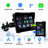 Système CarPlay pour moto, GPS pour moto, CarPlay, écran 7 pouces, Android 13.0, 2 Go + 32 Go, étanche IP67, Google Play Store, mode veille