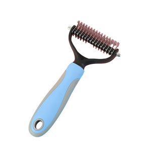 Vật Nuôi Hai Mặt Lược Con Chó Tóc Bàn Chải Thép Không Gỉ Lược Cho Vật Nuôi Mở Knot Dematting Chải Chuốt Nguồn Cung Cấp Công Cụ - Product Image 6