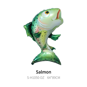 Set di Palloncini CYmylar <span class=keywords><strong>a</strong></span> <span class=keywords><strong>Tema</strong></span> Pesca: Palloncini di Tonno, Salmone, Carpa, Granchio e Boe per Decorazioni <span class=keywords><strong>a</strong></span> <span class=keywords><strong>Tema</strong></span> Sotto il Mare - Product Image 2