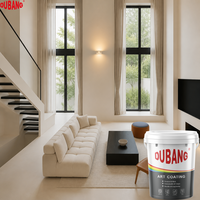 Aplikasi Semprotan Finishing Beton Mikrosemen Tanpa Sambungan, Lapisan Tahan Air 0 VOC untuk Dinding Interior, Lantai, Penggunaan Hunian dan Hotel