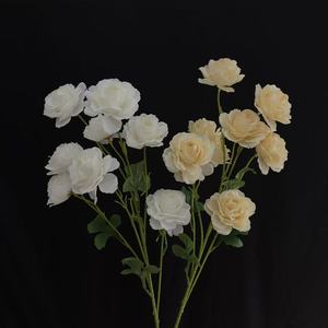 Bouquet de pivoines et roses artificielles Junheyuan, arrangement de fleurs en soie 8 pièces pour mariage, décoration intérieure, style luxe léger - Product Image 2