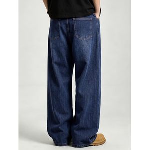 Pantalones Vaqueros Anchos para Hombre FOXA, Pantalones de Mezclilla de Pierna Ancha, Algodón de Peso Medio, Estilo Casual Urbano - Product Image 4