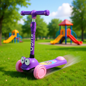 Trottinette électrique Eb pour enfant 36V 250W pliable en acier 3 roues PU avec lumière et son pour enfants en extérieur - Product Image 2