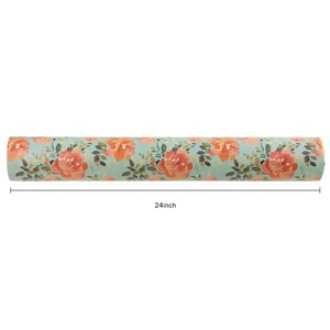 Custom Eco-Friendly Recyclable Floral Pattern Gift <b>Wrap</b> <b>Paper</b> <b>Roll</b> 100GSM Double-Sided PE Art <b>Paper</b> Waterproof Packaging Digital - Product Image 2