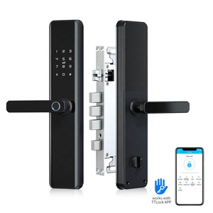<span class=keywords><strong>Serrure</strong></span> de porte de porte biométrique extérieure électrique M1 de haute qualité avec Tuya TTLock nouvelle utilisation extérieure sûre électrique intelligente de Wifi - Product Image 2