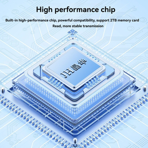 เครื่องอ่านการ์ด 2 in 1 USB 3.0 ขายส่ง เครื่องอ่านการ์ดไมโคร USB3.0 อะแดปเตอร์ความเร็วสูง สำหรับการ์ดหน่วยความจำ TF สำหรับอุปกรณ์เสริมคอมพิวเตอร์พีซีและแล็ปท็อป - Product Image 2