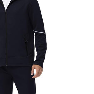 Nueva llegada de alta calidad conjuntos de prendas de vestir exteriores de punto hombres chándales para ropa deportiva de invierno cremallera sudaderas con capucha hombre chándal - Product Image 3