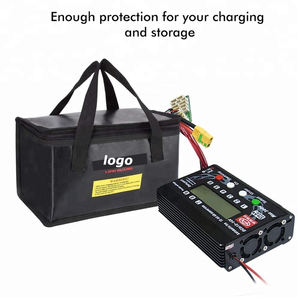 ถุง <span class=keywords><strong>Lipo</strong></span> Guard,ถุงเซฟแบตเตอรี่ทนไฟทนความร้อนและกันน้ำมีซิปขนาดใหญ่ - Product Image 5