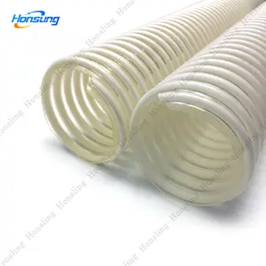6个光滑孔柔性空气丝增强PU螺旋管道软管油管制造商