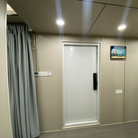 Maisons préfabriquées en capsule de conception luxueuse et moderne pour le camping, maisons capsules, maisons mobiles préfabriquées, pods habitables