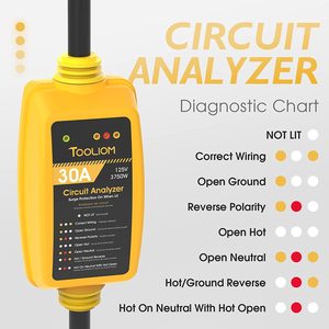 Thiết Bị Chống Sét RV 30 Amp Máy Phân Tích Mạch RV 5000 Joules, Thiết Bị Bảo Vệ Điện Áp 125V Chống Nước Cho RV Trailer Camper - Product Image 2