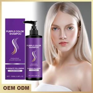 Shampooing violet shampooing anti-jaune <span class=keywords><strong>pour</strong></span> <span class=keywords><strong>cheveux</strong></span> blonds <span class=keywords><strong>pour</strong></span> <span class=keywords><strong>éliminer</strong></span> <span class=keywords><strong>les</strong></span> tons jaunes cuivrés éclaircir <span class=keywords><strong>les</strong></span> gris platine cendré argenté - Product Image 1