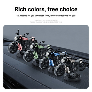 Diffuseur d'huiles essentielles pour voiture, modèle de moto en alliage rotatif, parfum de voiture, voiture de sport, naturel - Product Image 4