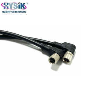 Rechte M8 3-polige gegoten kabel waterdichte mannelijke connector enkelzijdige kabel voor de luchtvaart - Product Image 4