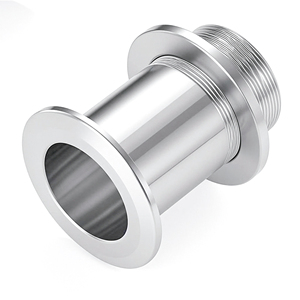 Douille murale filetée approuvée Food-Med | SS 304 316 à travers le boîtier mural et le miroir <span class=keywords><strong>Fixation</strong></span> murale mâle - Product Image 5