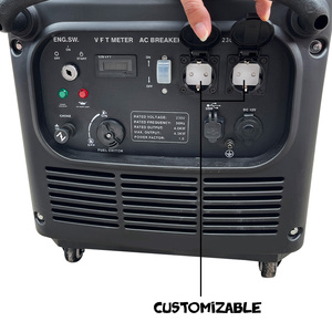 Çift yakıt 3KVA 5KVA 6KVA 8KVA 10kva 15kva 20kva küçük taşınabilir benzin gaz jeneratörü tek fazlı 50Hz - Product Image 4