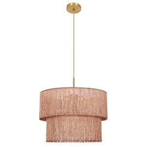 Lampadario <span class=keywords><strong>a</strong></span> <span class=keywords><strong>Sospensione</strong></span> Elegante Francese con Frange, <span class=keywords><strong>Lampada</strong></span> Dorata per Sala da Pranzo Moderna, Caffè e Decorazione d'Interni - Product Image 6