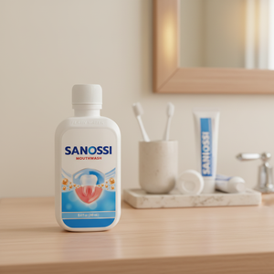 Sanossi 248ml Soin buccal pour dents sensibles Anti-caries Haleine fraîche Protection du microbiome buccal OEM - Product Image 4
