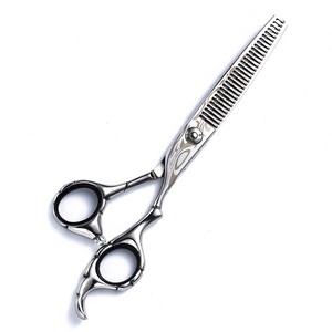 Hairdressing Scissors Set 6 Inch 440C Stainless Steel Flat Thinning Shears For Hair Styling Tools - Product Image 3