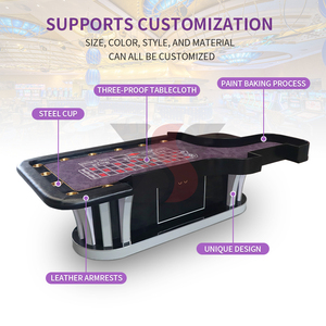 Table de <span class=keywords><strong>roulette</strong></span> de casino professionnelle moderne de luxe personnalisée YS pour divertissements de jeu haut de gamme et poker - Product Image 4