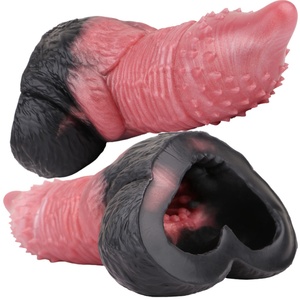 เครื่องช่วยสำเร็จความใคร่ชาย GEEBA รุ่น Innovative Hollow Dildo Pocket Pussy รูปทรงเสือ พร้อมปลอกหุ้มและช่องคลอดเทียมสำหรับผู้ชาย - Product Image 1