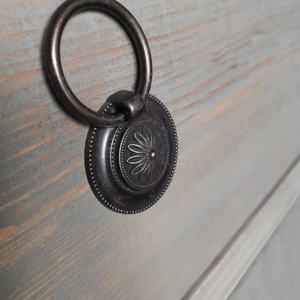 ตู้เก็บของไม้แกะสลักสไตล์วินเทจแบบเรียบง่ายสำหรับห้องนอน 4 ลิ้นชัก - Product Image 6