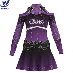 Uniformes de cheerleading personnalisés en gros, uniformes de cheerleading <span class=keywords><strong>pas</strong></span> chers, commande en gros, tenues personnalisées pour équipes de cheerleading scolaires - Product Image 2
