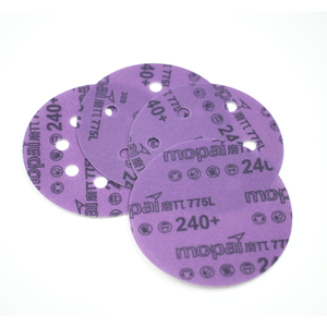 Disque abrasif de 75 mm (3 pouces) OEM/ODM, violet, dureté moyenne, avec support auto-agrippant, pour polissage humide/sec - Product Image 3