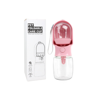 Botella de agua portátil para perros y tanque de almacenamiento de alimentos para uso al aire libre Suministros de plástico para mascotas - Product Image 6