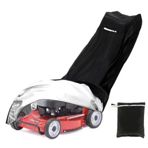 Échantillon Gratuit Housse de Tondeuse à Gazon d'Extérieur Robuste en Oxford Imperméable Anti-UV Ajustement Universel avec Cordon de Serrage Sac de Rangement - Product Image 1