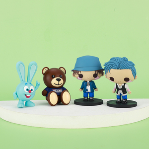 Figur kartun kustom Souvenir mainan <span class=keywords><strong>3D</strong></span> PVC figur aksi Anime grosir - Product Image 5