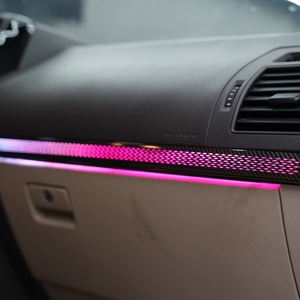 Éclairage d'ambiance intérieur de voiture RHD tendance avec affichage de la température ambiante et avertissement de vitesse de conduite à changement de couleur - Product Image 2