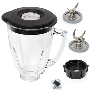 Trituradora <span class=keywords><strong>de</strong></span> Hielo, Electrodoméstico <span class=keywords><strong>de</strong></span> Cocina, Osterizer, Cuchillas <span class=keywords><strong>para</strong></span> <span class=keywords><strong>Licuadora</strong></span> <span class=keywords><strong>Oster</strong></span> 4655, <span class=keywords><strong>Licuadora</strong></span> <span class=keywords><strong>de</strong></span> Alimentos, Exprimidor, <span class=keywords><strong>Base</strong></span> Redonda <span class=keywords><strong>de</strong></span> Vidrio con Tapa - Product Image 1