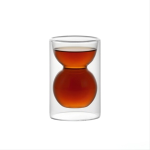 Bicchiere da tè rosso in vetro borosilicato a doppia parete da 140 ml con forma creativa per tè rosso <span class=keywords><strong>turco</strong></span> e arabo, articoli per la tavola Majlis e regalo per l'Eid - Product Image 3
