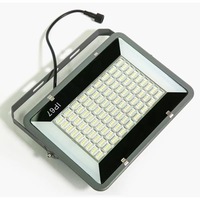 Projecteur solaire LED 200W 2200LM IP65 50000H avec réverbère solaire à corps en aluminium à distance pour entrepôts