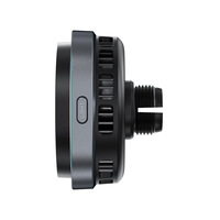 Cargador Inalámbrico para Auto de 25W, Personalizado de Fábrica, con Base Magnética de ABS+Silicona y Enfriamiento, Tipo-C, para Teléfono Móvil