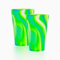 Gobelet à bière en silicone durable, qualité alimentaire, réutilisable, gobelet à eau, gobelet à café, gobelets à boire