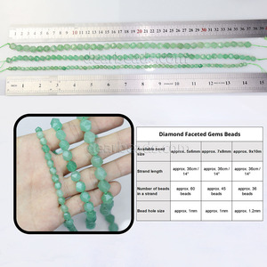 ลูกปัดพลอยรูปดาวเหลี่ยมเพชรธรรมชาติ สำหรับทำเครื่องประดับ DIY ขนาด 6 มม. 10 มม. 8 มม. - Product Image 3