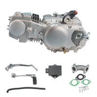 MOTORCYCLE ZS125cc 4 Stroke Oil Cooled Complete Engine Zongshen W125-G Kick Manual Clutch for YCF Pit Bike Mini Dirt Bike