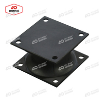 Amortiguador de goma de montaje antivibración de bloque silencioso para maquinaria de construcción para controladores de compactador Hudco HC20