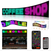 Dropshipping, Letrero LED con Logotipo y Nombre, Control por Aplicación, Diseño Gratuito, Paneles LED Flexibles, Pantalla LED Publicitaria para Tiendas