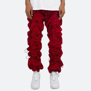 Pantalon tactique en nylon pour homme avec logo personnalisé, cordon élastique superposé à plusieurs attaches, vente en gros - Product Image 1