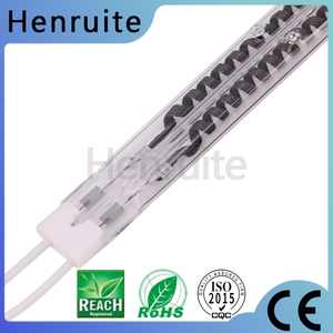 Elemento Calefactor Infrarrojo de Fibra de Carbono Transparente de Doble Tubo de 220 mm y 1000 W para Tostador de Café - Product Image 3