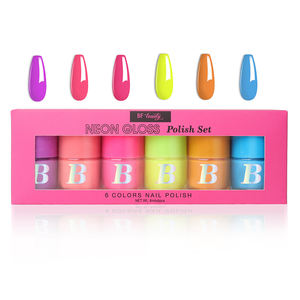 Ensemble de vernis à ongles brillant néon Honey Girl, vernis à ongles blanc laiteux crémeux, vente en gros, vernis à ongles <span class=keywords><strong>gel</strong></span> brillant dans le noir - Product Image 1