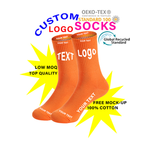 Wholesale Custom Crew <strong>Socks</strong> Soft Cotton Cushioned Crew <strong>Socks</strong> <strong>for</strong> <strong>Gym</strong> Training - Product Image 3