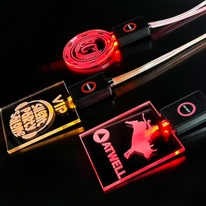 Qcool biểu tượng tùy chỉnh khuyến mại bán buôn dài giờ làm việc sinh thái thân thiện độ sáng cao Kpop hàng hóa LED Glow ánh sáng dây buộc - Product Image 3