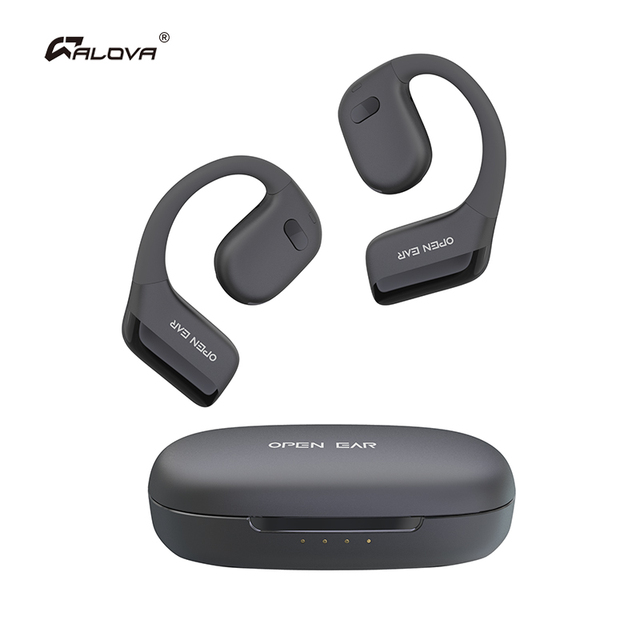 ALOVA Original Earbud Custom OEM Logo Handsfree Bluetooth Earphones Wireless Sports Headphones with Microphone
