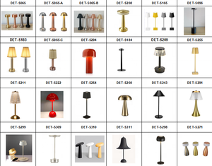 Vải bóng râm điều khiển cảm ứng không dây sạc bảng đèn 5200mAh có thể sạc lại Loại C di động môi trường xung quanh ánh sáng cho quán bar nhà hàng - Product Image 6